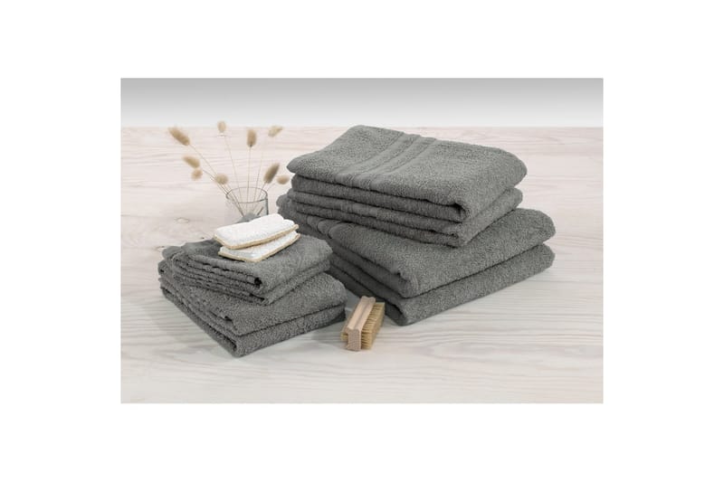 Badlakan Basic Frotté - Grå - Textil & mattor - Badrumstextilier - Badlakan & badhandduk