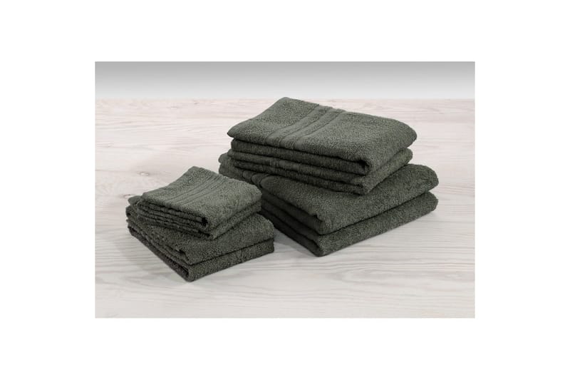 Badlakan Basic Frott é - Mörkgrön - Textil & mattor - Badrumstextilier - Badlakan & badhandduk