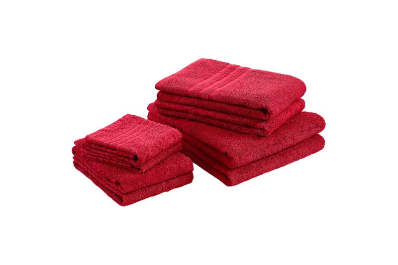Badlakan Basic Frotté - Röd - Textil & mattor - Badrumstextilier - Badlakan & badhandduk