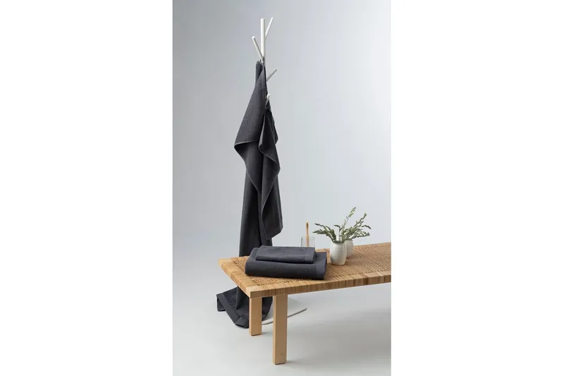 Badlakan Enzo Frotté 90 x 150 cm - Blå - Textil & mattor - Badrumstextilier - Handduk