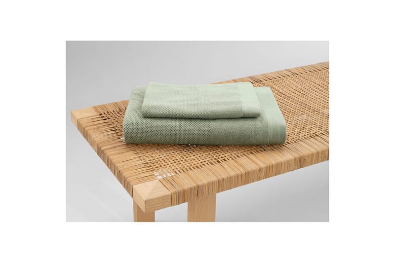 Badlakan Enzo Frotté 90 x 150 cm - Grön - Textil & mattor - Badrumstextilier - Badlakan & badhandduk