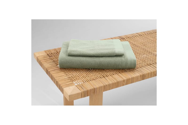 Badlakan Enzo Frotté 90 x 150 cm - Grön - Textil & mattor - Badrumstextilier - Badlakan & badhandduk