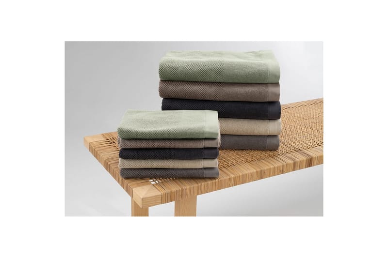 Badlakan Enzo Frotté 90 x 150 cm - Grön - Textil & mattor - Badrumstextilier - Badlakan & badhandduk