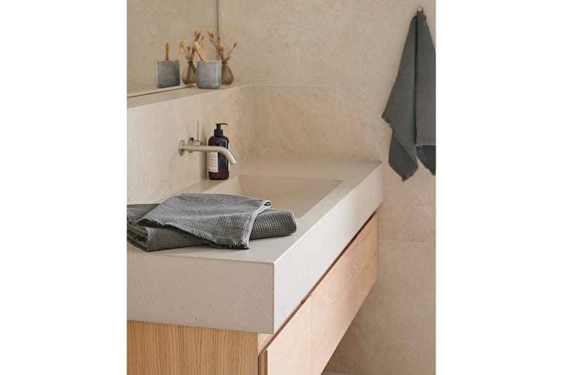 Badlakan Haze Frotté 90 x 150 cm - Grå - Textil & mattor - Badrumstextilier - Badlakan & badhandduk