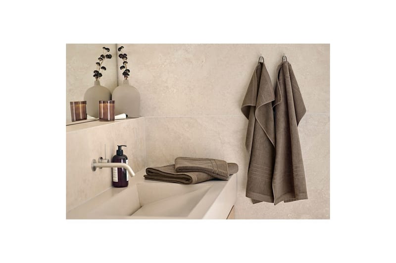 Badlakan Helle Frotté 90 x 150 cm - Brun - Textil & mattor - Badrumstextilier - Badlakan & badhandduk