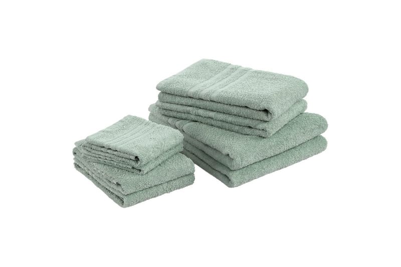 Duschhandduk Basic Frotté 65 x 130 cm - Grön - Textil & mattor - Badrumstextilier - Handduk