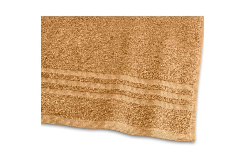 Duschhandduk Basic Frotté 65 x 130 cm - Gul - Textil & mattor - Badrumstextilier - Badlakan & badhandduk