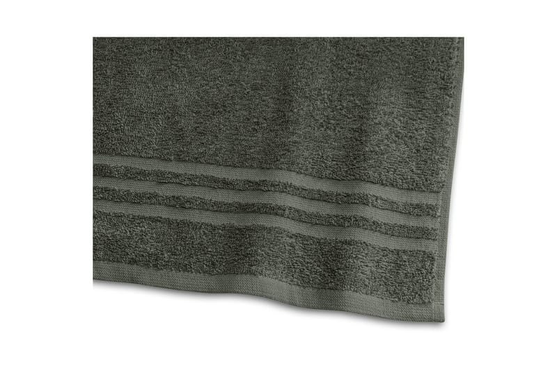 Duschhandduk Basic Frotté 65 x 130 cm - Mörkgrön - Textil & mattor - Badrumstextilier - Handduk
