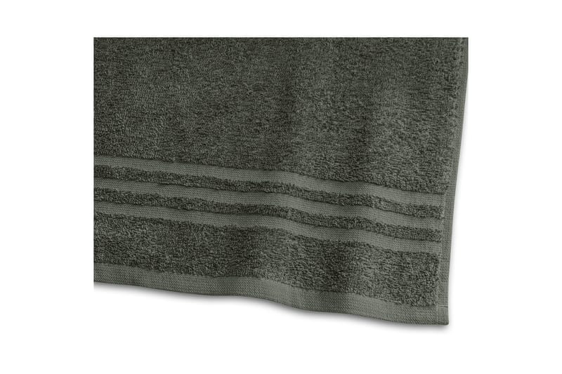Duschhandduk Basic Frotté 65 x 130 cm - Mörkgrön - Textil & mattor - Badrumstextilier - Handduk