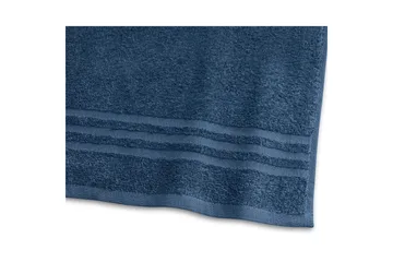 Duschhandduk Basic Frotté 65 x 130 cm - Marinblå - Textil & mattor - Badrumstextilier - Handduk