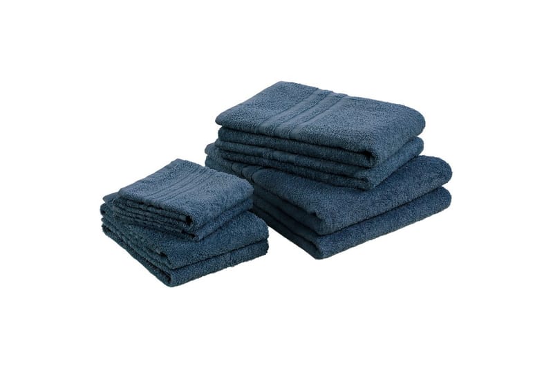Duschhandduk Basic Frotté 65 x 130 cm - Marinblå - Textil & mattor - Badrumstextilier - Handduk
