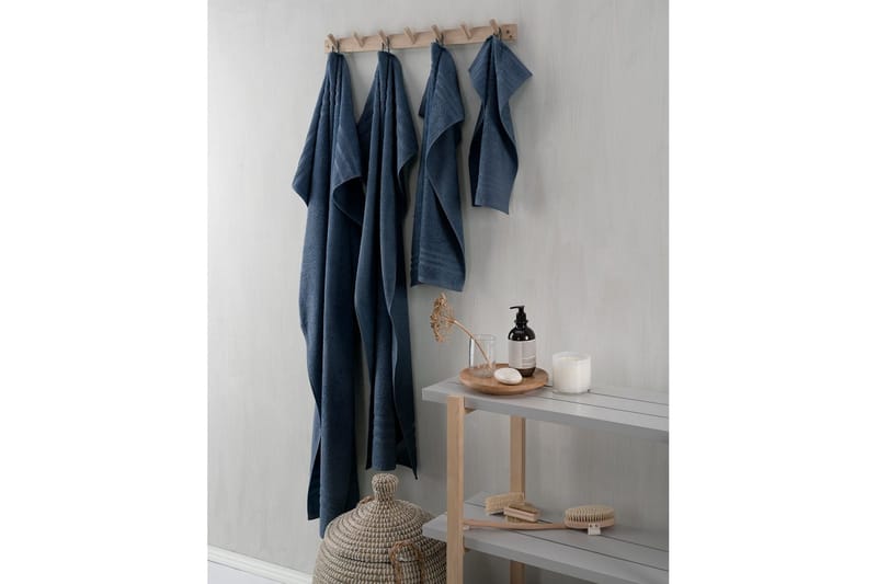 Frotté Basic 60 x 130 cm Marinblå - Marinblå - Textil & mattor - Badrumstextilier - Handduk