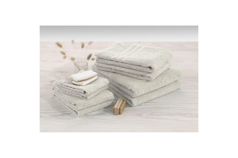 Frotté Basic 60 x 130 cm Sand - Sand - Textil & mattor - Badrumstextilier - Handduk