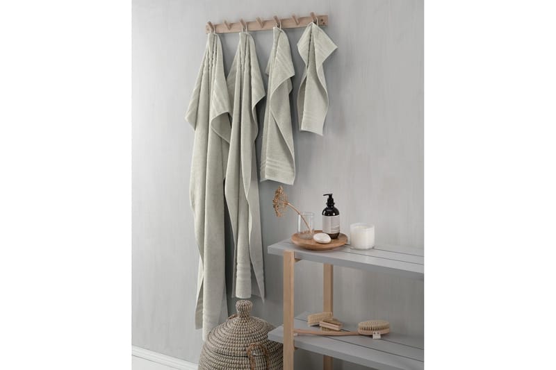 Frotté Basic 60 x 130 cm Sand - Sand - Textil & mattor - Badrumstextilier - Handduk