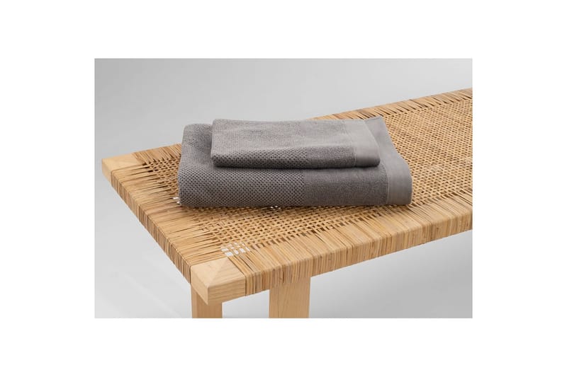 Frotté Enzo 50 x 70 cm Grå - Grå - Textil & mattor - Badrumstextilier - Handduk