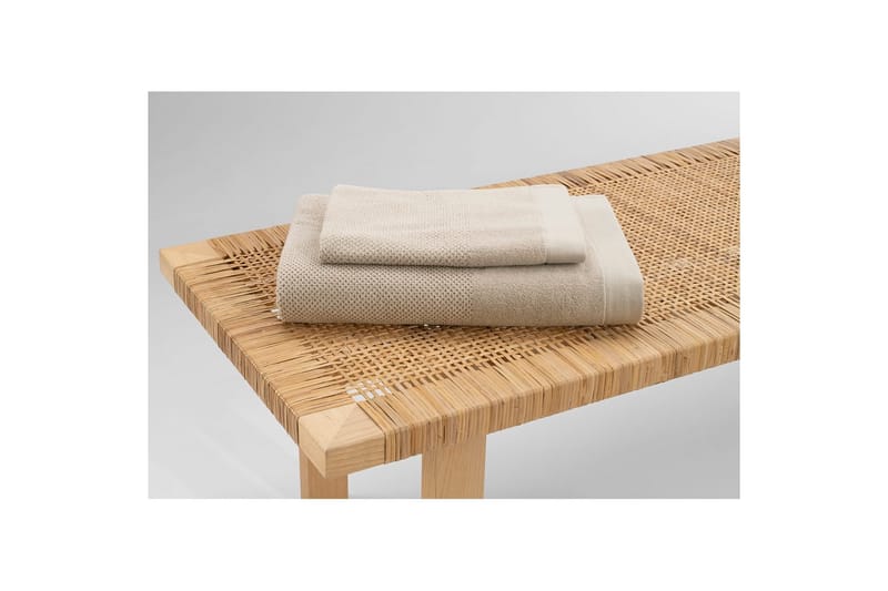 Frotté Enzo 50 x 70 cm Sand - Sand - Textil & mattor - Badrumstextilier - Handduk