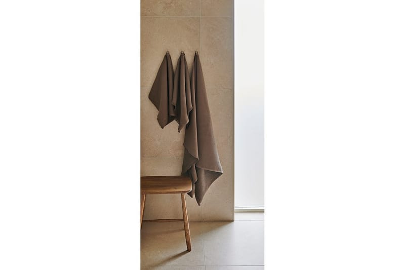 Frotté Haze 90 x 150 cm Brun - Brun - Textil & mattor - Badrumstextilier - Badlakan & badhandduk