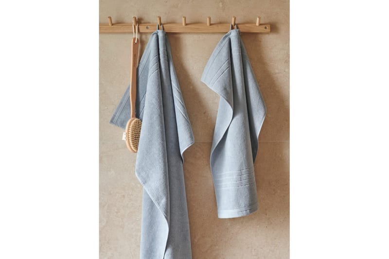 Frotté Helle 50 x 70 cm Blå - Blå - Textil & mattor - Badrumstextilier - Handduk