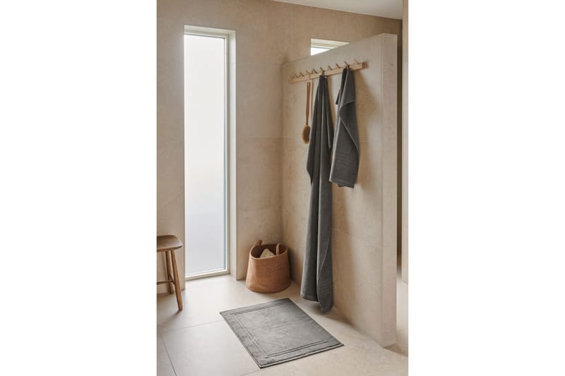 Frotté Helle 90 x 150 cm Grå - Grå - Textil & mattor - Badrumstextilier - Badlakan & badhandduk