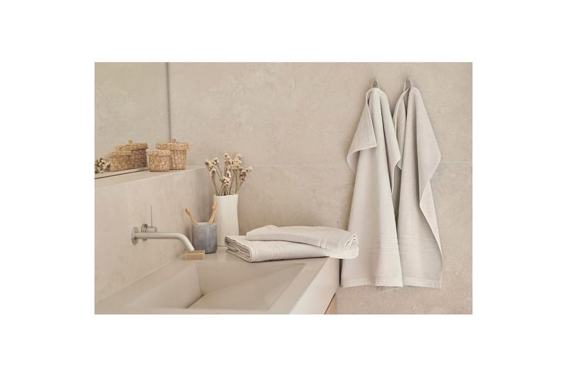 Frotté Helle 90 x 150 cm Sand - Sand - Textil & mattor - Badrumstextilier - Badlakan & badhandduk