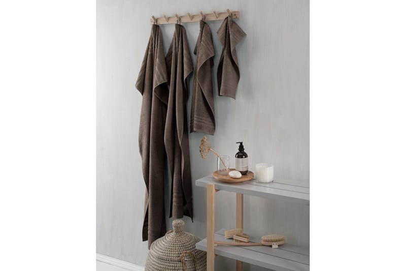 Gästhandduk Basic Frotté - Brun - Textil & mattor - Badrumstextilier - Handduk