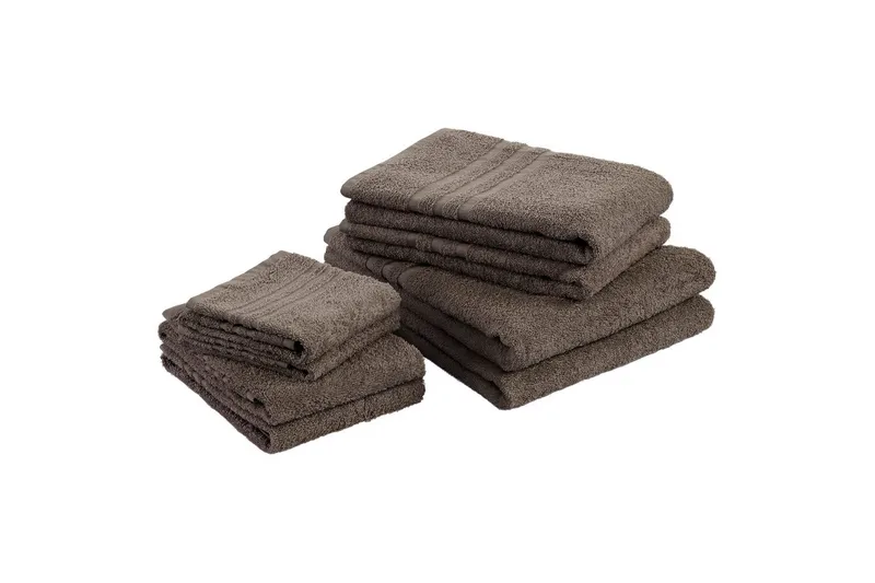 Gästhandduk Basic Frotté - Brun - Textil & mattor - Badrumstextilier - Handduk