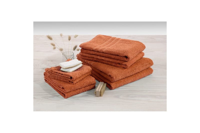 Gästhandduk Basic Frotté - Rost - Textil & mattor - Badrumstextilier - Badlakan & badhandduk