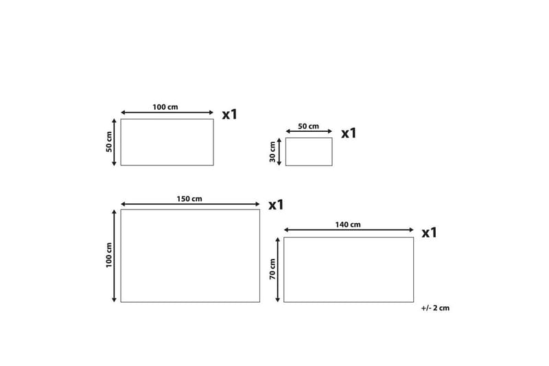 Handduk Areora set om 4 Grå - Grå - Textil & mattor - Badrumstextilier - Badlakan & badhandduk