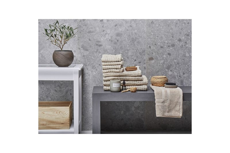 Handduk Areora set om 9 Beige - Beige - Textil & mattor - Badrumstextilier - Handduk