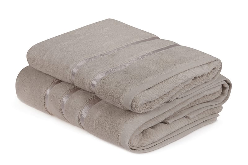 Ashburton Handduk 2-pack - Ljusbrun - Textil & mattor - Badrumstextilier - Handduk