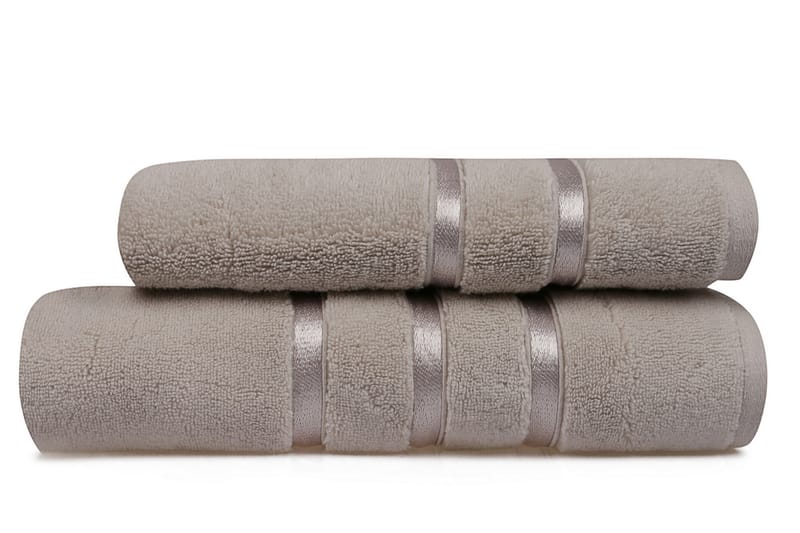 Ashburton Handduk 2-pack - Ljusbrun - Textil & mattor - Badrumstextilier - Handduk