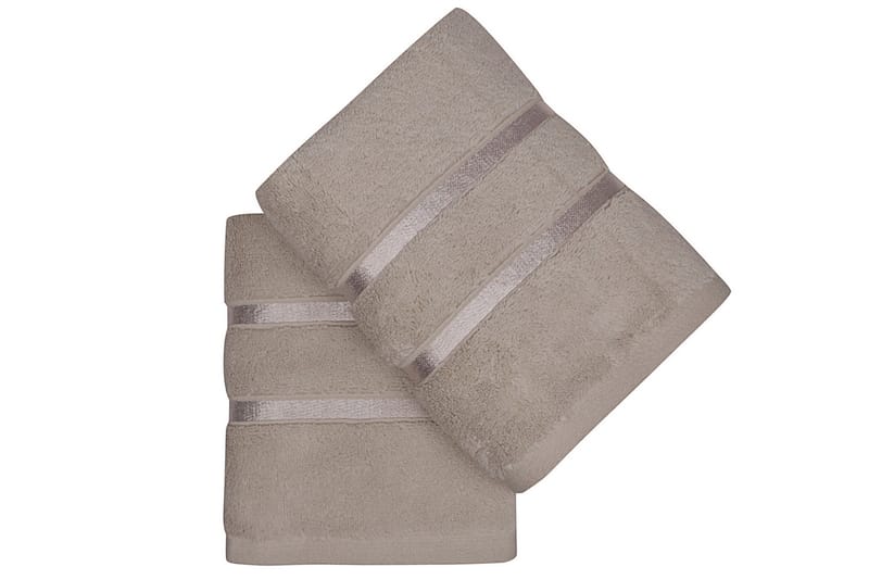 Ashburton Handduk 2-pack - Ljusbrun - Textil & mattor - Badrumstextilier - Handduk