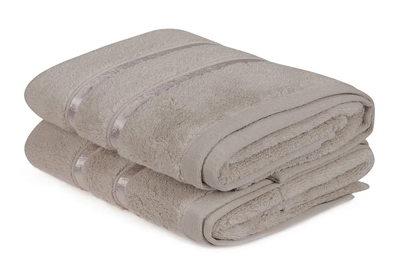 Ashburton Handduk 2-pack - Ljusbrun - Textil & mattor - Badrumstextilier - Handduk