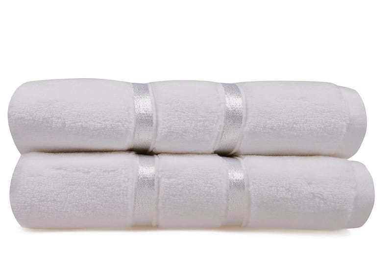 Ashburton Handduk 2-pack - Vit - Textil & mattor - Badrumstextilier - Handduk