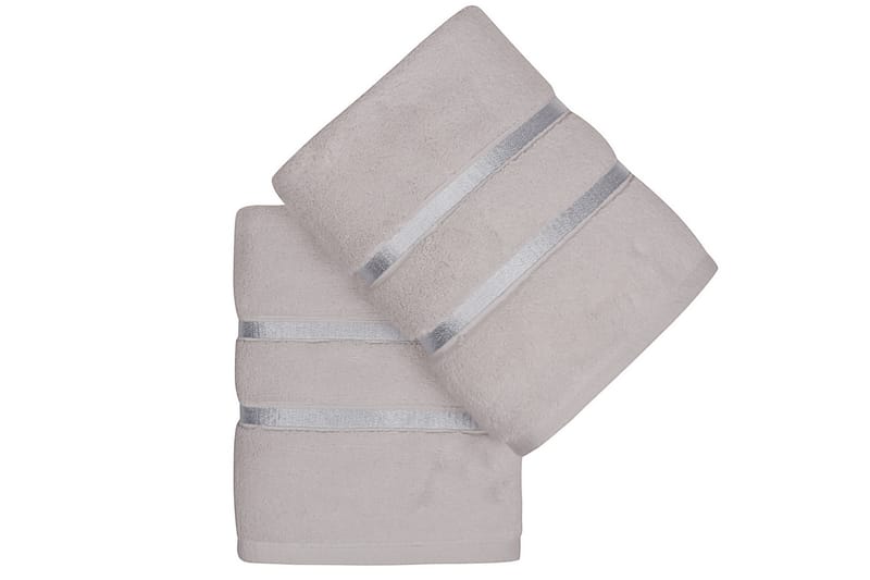 Ashburton Handduk 2-pack - Ljusgrå - Textil & mattor - Badrumstextilier - Handduk