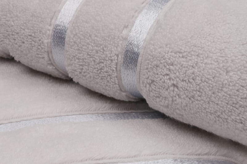 Ashburton Handduk 2-pack - Ljusgrå - Textil & mattor - Badrumstextilier - Handduk
