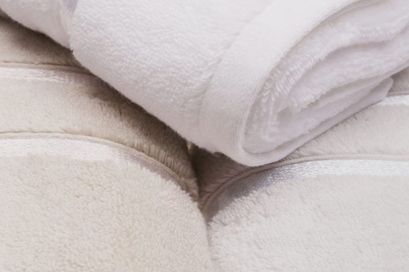 Ashburton Handduk 3-pack - Vit/Ljusblå/Ljusbrun - Textil & mattor - Badrumstextilier - Handduk