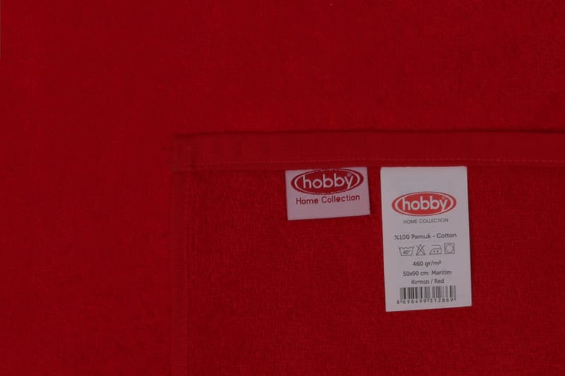 Ashburton Handduk 4-pack - Röd/Grå/Turkos/Blå - Textil & mattor - Badrumstextilier - Handduk