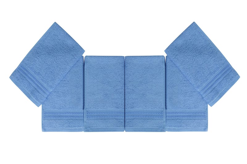 Ashburton Tvättlapp 6-pack - Blå - Textil & mattor - Badrumstextilier - Handduk