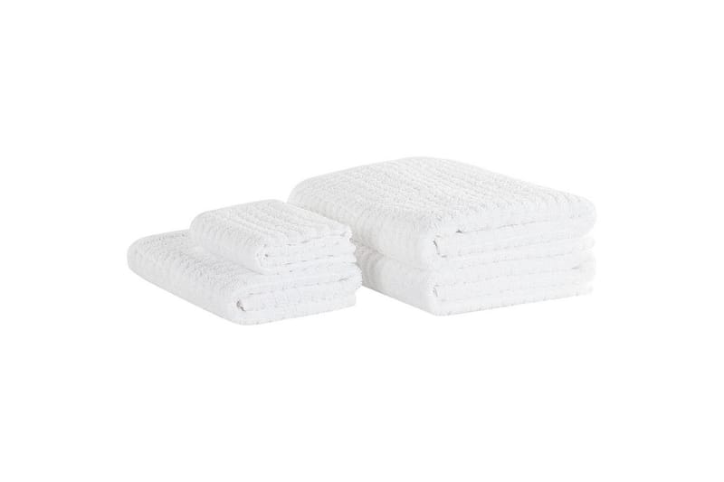 Handduk Atai set om 4 Vit - Vit - Textil & mattor - Badrumstextilier - Handduk