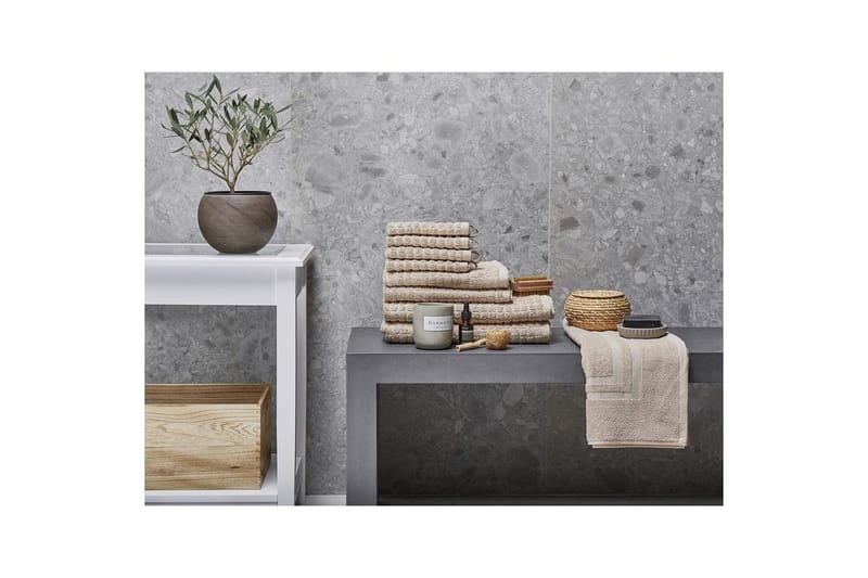 Handduk Atai set om 9 Beige - Beige - Textil & mattor - Badrumstextilier - Handduk