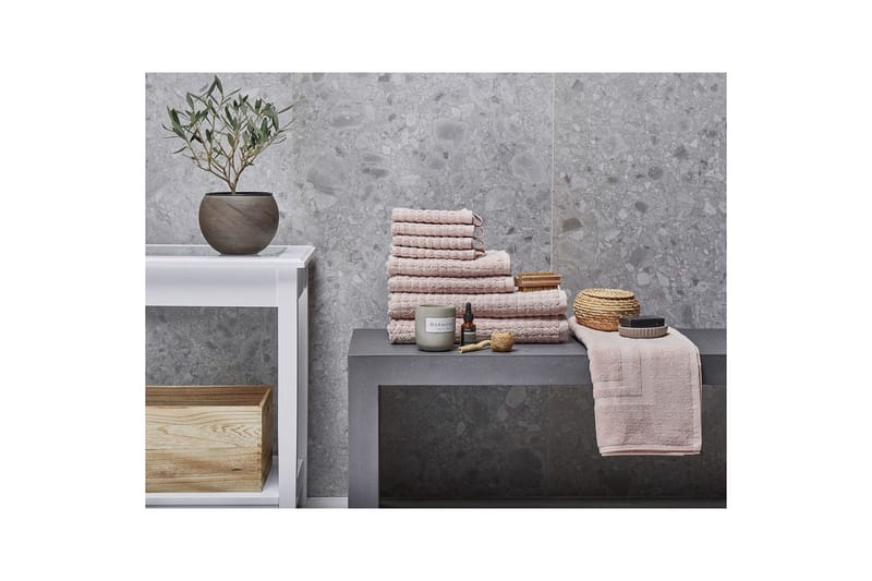 Handduk Atai set om 9 Rosa - Rosa - Textil & mattor - Badrumstextilier - Handduk