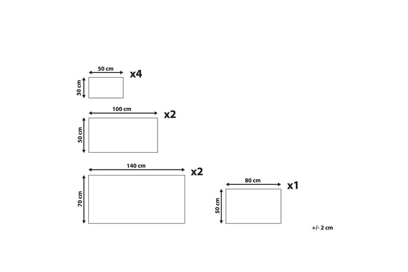 Handduk Atai set om 9 Rosa - Rosa - Textil & mattor - Badrumstextilier - Handduk