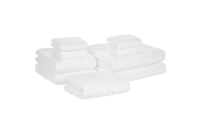 Handduk Atai set om 9 Vit, Vit