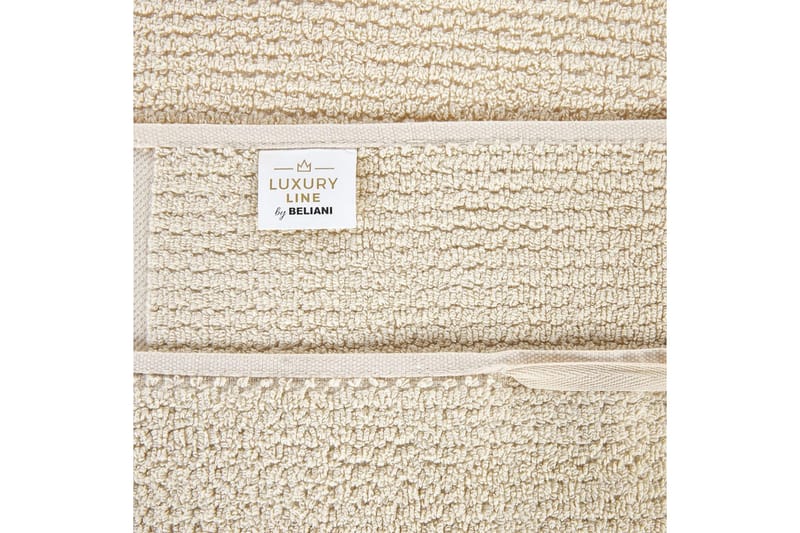 Handduk Atiu set om 2 Beige - Beige - Textil & mattor - Badrumstextilier - Badlakan & badhandduk