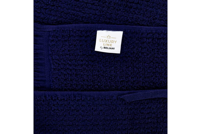 Handduk Atiu set om 2 Blå - Blå - Textil & mattor - Badrumstextilier - Badlakan & badhandduk