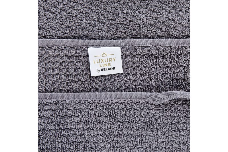 Handduk Atiu set om 2 Grå - Grå - Textil & mattor - Badrumstextilier - Badlakan & badhandduk