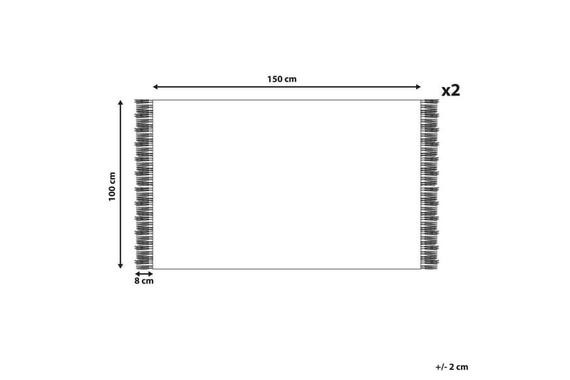 Handduk Atiu set om 2 Grön - Grön - Textil & mattor - Badrumstextilier - Badlakan & badhandduk