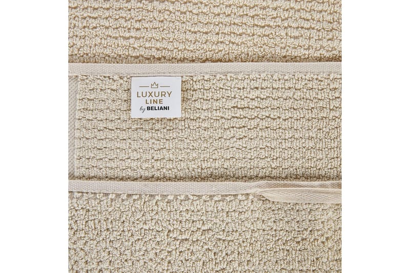 Handduk Atiu set om 9 Beige - Beige - Textil & mattor - Badrumstextilier - Handduk