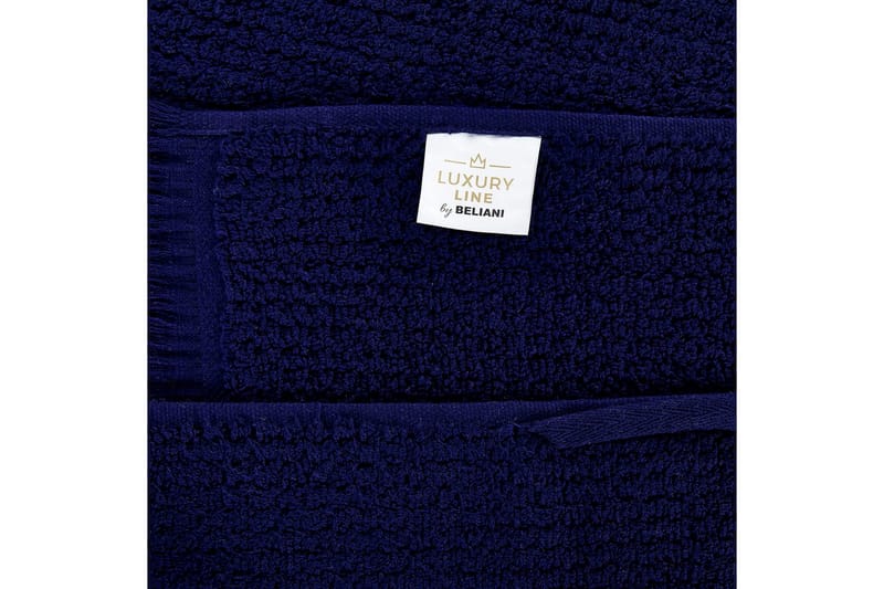 Handduk Atiu set om 9 Blå - Blå - Textil & mattor - Badrumstextilier - Handduk